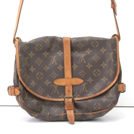  LOUIS VUITTON ルイヴィトン モノグラム ソミュール30 ショルダーバッグ M42256