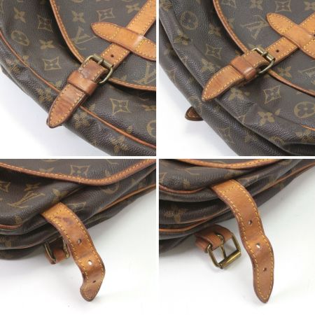  LOUIS VUITTON ルイヴィトン モノグラム ソミュール30 ショルダーバッグ M42256