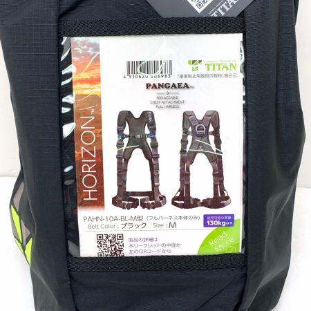  TITAN タイタン パンゲア ホライゾン ブラック Ｍ PAHN-10A-BL-M