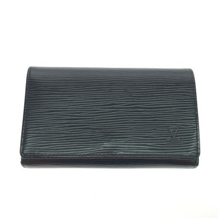  LOUIS VUITTON ルイヴィトン 2つ折り財布 エピ ポルトフォイユトレゾール M63972 ブラック