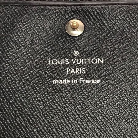 LOUIS VUITTON ルイヴィトン 2つ折り財布 エピ ポルトフォイユトレゾール M63972 ブラック