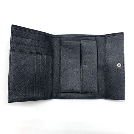  PRADA プラダ 2つ折り財布 ブラック
