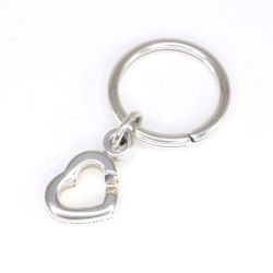 $$ Tiffany & Co. ティファニー キーリング ペアハートの片方のみ SV925  Bランク