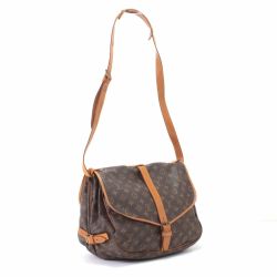 $$ LOUIS VUITTON ルイヴィトン モノグラム ソミュール35 ショルダーバッグ M42254 Cランク
