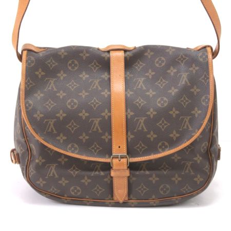  LOUIS VUITTON ルイヴィトン モノグラム ソミュール35 ショルダーバッグ M42254