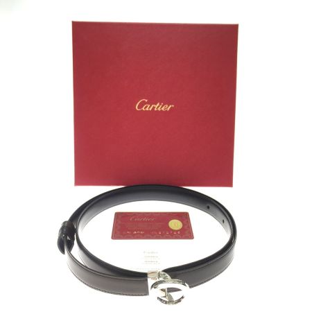  Cartier カルティエ レディース ベルト パンテール レザー  約86~93㎝ L5000186/リバーシブル ブラウン×ブラック