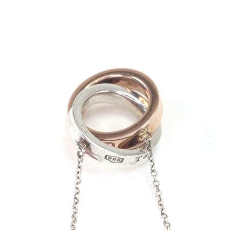  Tiffany & Co. ティファニー インターロッキングサークル ネックレス シルバー/メタル 約39cm