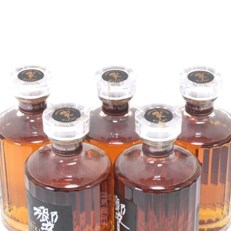 【北海道内限定発送】 SUNTORY サントリー 響 両面ブラックラベル 21年 700ml 43度 箱付 5本セット 未開栓