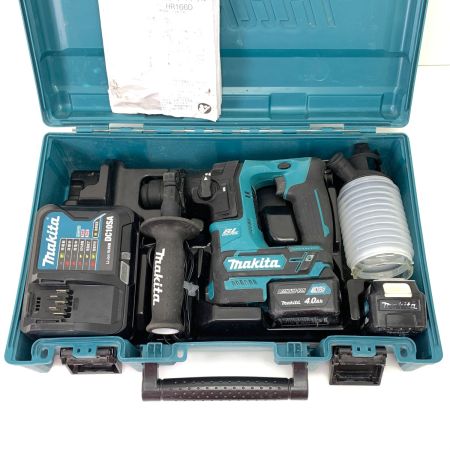  Makita マキタ  充電式 ハンマドリル 10.8V 4.0Ah HR166DSMX 動作確認済 ブルー
