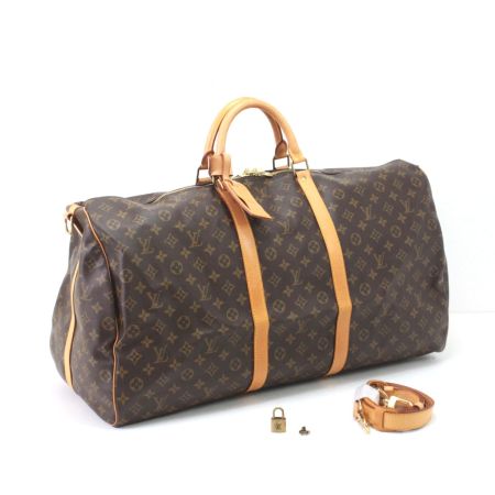  LOUIS VUITTON ルイヴィトン モノグラム キーポル・バンドリエール60 ボストンバッグ M41412