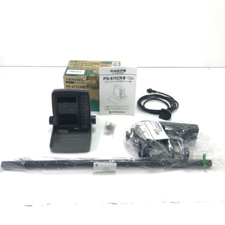  HONDEX 魚群探知機　PS-611CN2 美品 万能パイプ一式付き 11524
