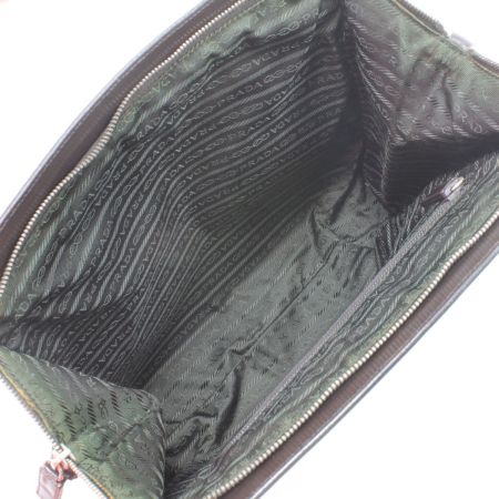  PRADA プラダ トートバッグ レザー ダークブラウン