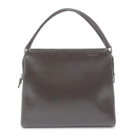  PRADA プラダ トートバッグ レザー ダークブラウン