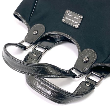  BURBERRY BLUE LABEL バーバリーブルーレーベル ハンドバッグ ブラック