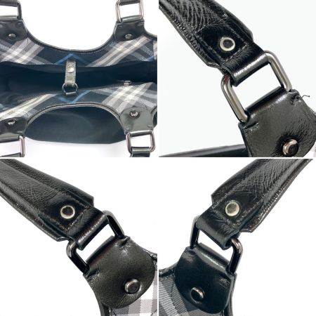  BURBERRY BLUE LABEL バーバリーブルーレーベル ハンドバッグ ブラック