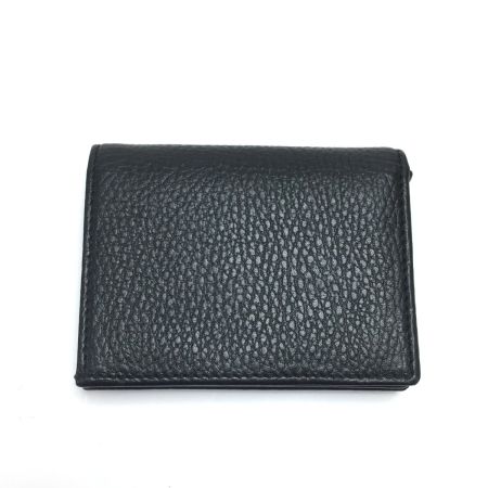  GUCCI グッチ 2つ折り財布 GG プチマーモント レザー 456126 ブラック