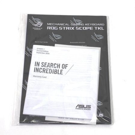  ASUS パソコン PC周辺機器 キーボード ROG STRIX SCOPE TKL 日本語配列