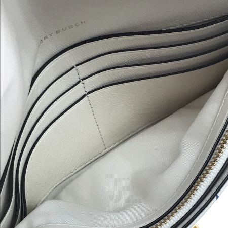  TORY BURCH トリーバーチ ショルダーウォレットチェーン ショルダーバッグ 花柄 ホワイト