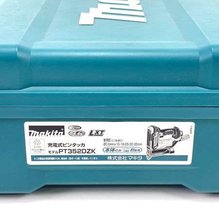  MAKITA マキタ 充電式ピンタッカ PT352DZK ブルー 18V 動作確認済 オマケ付 PT352D ブルー