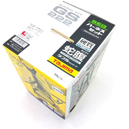  TAJIMA タジマ ハーネスGS 蛇腹 ダブルL2セット Lサイズ 黒 A1GSLJR-WL2BK
