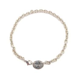 $$ Tiffany & Co. ティファニー チョーカー リターントゥオーバルチョーカー 39cm SV925 Bランク