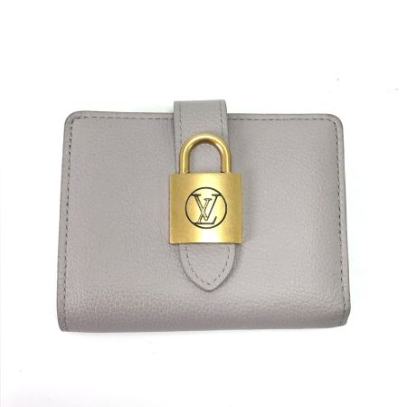  LOUIS VUITTON ルイヴィトン 2つ折り財布 ポルトフォイユ・ロウキー・コンパクト M13616 ライトグレー
