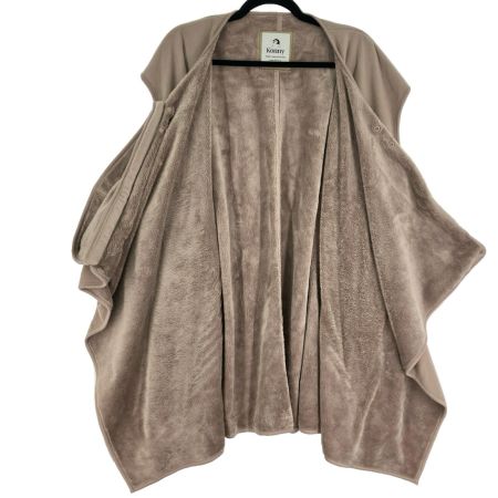 Konny コニー 防寒ケープ ベージュ フリーサイズ