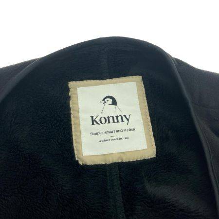  Konny コニー 防寒ケープ 黒 Lサイズ