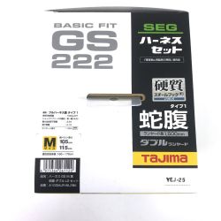 $$ TAJIMA タジマ ハーネスＧＳ 蛇腹 ダブルＬ２セット 黒 Ｍサイズ A1GSMJR-WL2BK Sランク