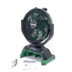 $$ HiKOKI ハイコーキ コードレスファン 14.4V/18V (バッテリ、充電器別売)本体のみ UF18DA-NN UF18DA グリーン Sランク