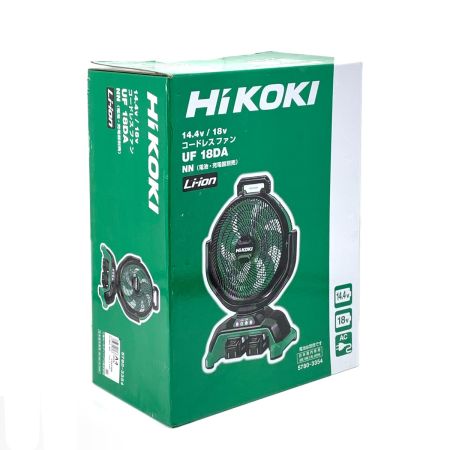  HiKOKI ハイコーキ コードレスファン 14.4V/18V (バッテリ、充電器別売)本体のみ UF18DA-NN UF18DA グリーン
