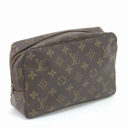 $$ LOUIS VUITTON ルイヴィトン モノグラム トゥルーストワレット23 コスメポーチ M47524 Cランク