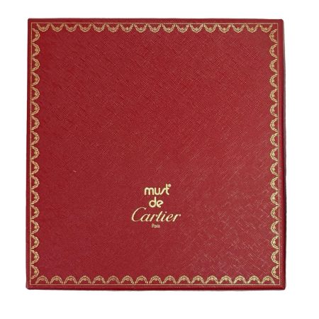  Cartier カルティエ シルク スカーフ 宝石 ベージュ×ブルー