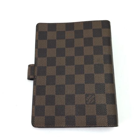  LOUIS VUITTON ルイヴィトン 手帳カバー ダミエ アジェンダMM RIE刻印有 R20701 ブラウン