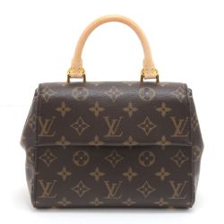 $$ LOUIS VUITTON ルイヴィトン モノグラム クリュニーBB 2WAYハンドバッグ M46055 ブラウン Bランク