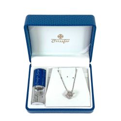 $$ Crossfor Disny ミッキーダンシングストーン ネックレス SV925 40-45cm Bランク