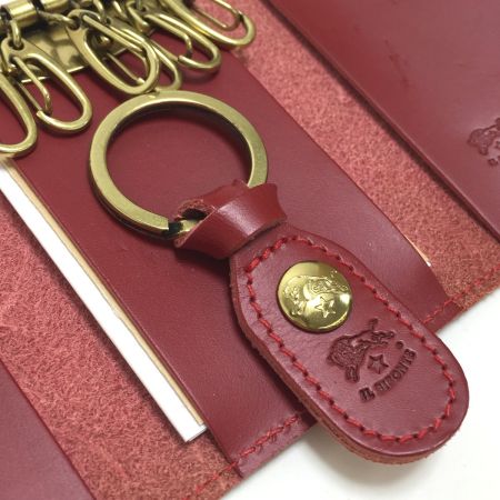  IL BISONTE イルビゾンテ キーケース レザー 6連タイプ レッド