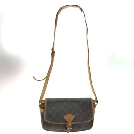  LOUIS VUITTON ルイヴィトン ショルダーバッグ モノグラム ソローニュ ショルダー根元切れそうです M42250