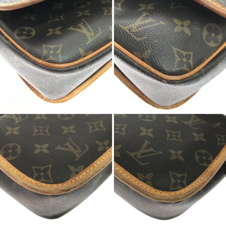  LOUIS VUITTON ルイヴィトン ショルダーバッグ モノグラム ソローニュ ショルダー根元切れそうです M42250