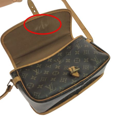  LOUIS VUITTON ルイヴィトン ショルダーバッグ モノグラム ソローニュ ショルダー根元切れそうです M42250