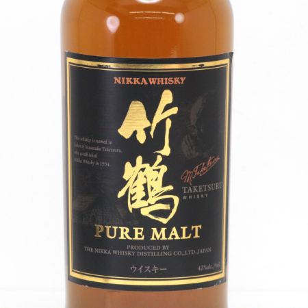 【北海道内限定発送】 TAKETSURU 竹鶴/ニッカウイスキー 竹鶴 ピュアモルトウイスキー 700ml 43度 旧黒ラベル 箱付 未開栓