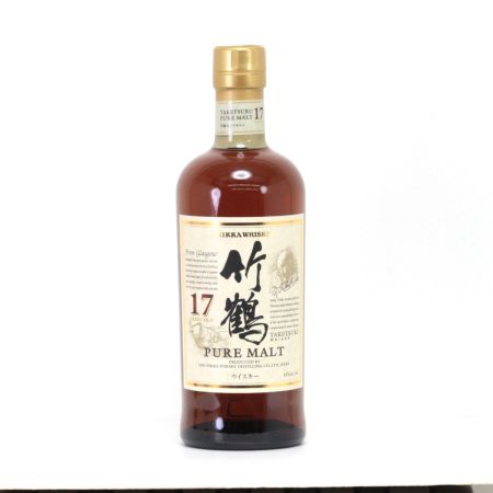 【北海道内限定発送】 NIKKA ニッカウヰスキー ピュアモルトウイスキー 竹鶴 17年 700ml 43度 ギフトBOX付 未開栓