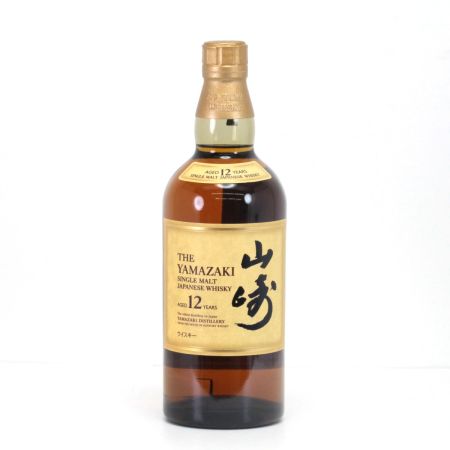 【北海道内限定発送】 SUNTORY サントリー シングルモルトウイスキー 山崎 12年 700ml 43度 未開栓