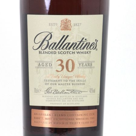  Ballantine's バランタイン スコッチウイスキー 30年 700ml 40度 新ボトル 木箱入り 未開栓