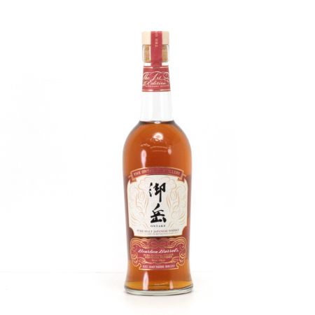 【北海道内限定発送】 西酒造 御岳 ピュアモルトウイスキー 御岳 THE FIRST EDITION バーボンバレル 700ml 43度 木箱付 未開栓