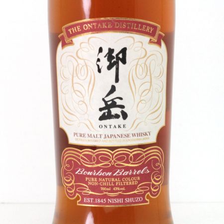 【北海道内限定発送】 西酒造 御岳 ピュアモルトウイスキー 御岳 THE FIRST EDITION バーボンバレル 700ml 43度 木箱付 未開栓