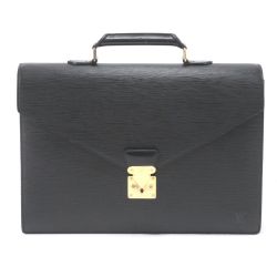 $$ LOUIS VUITTON ルイヴィトン ビジネスバッグ エピ コンセイエ M54422 ブラック Cランク