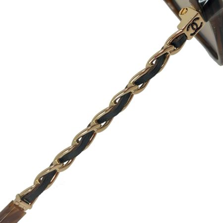  CHANEL シャネル サングラス スクエアシェイプ ケース付 5210-Q-A ブラウン