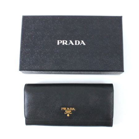  PRADA プラダ 財布 1MH132 ブラック