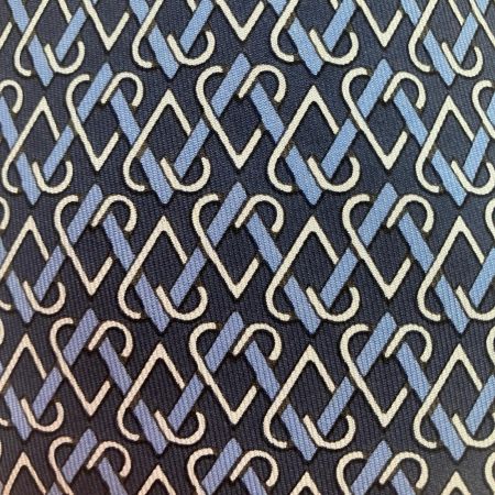  HERMES エルメス ネクタイ ブルー